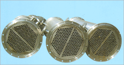Double-phase stainless steel (2,205) heat interchanger